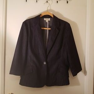 BLAZER dark denim color lightweight